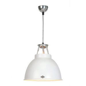 Titan Size 1 Pendant Light suspension lamps Original BTC White with White Interior 
