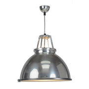 Titan Size 3 Pendant Light suspension lamps Original BTC Natural Aluminium with Etched Diffusor 