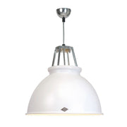 Titan Size 3 Pendant Light suspension lamps Original BTC White with Etched Diffusor 