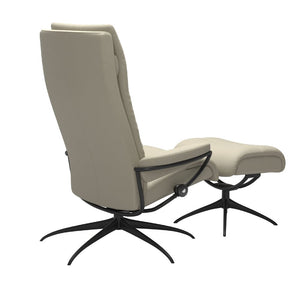 Tokyo Star High Back Chair and Ottoman Office Chair Stressless 