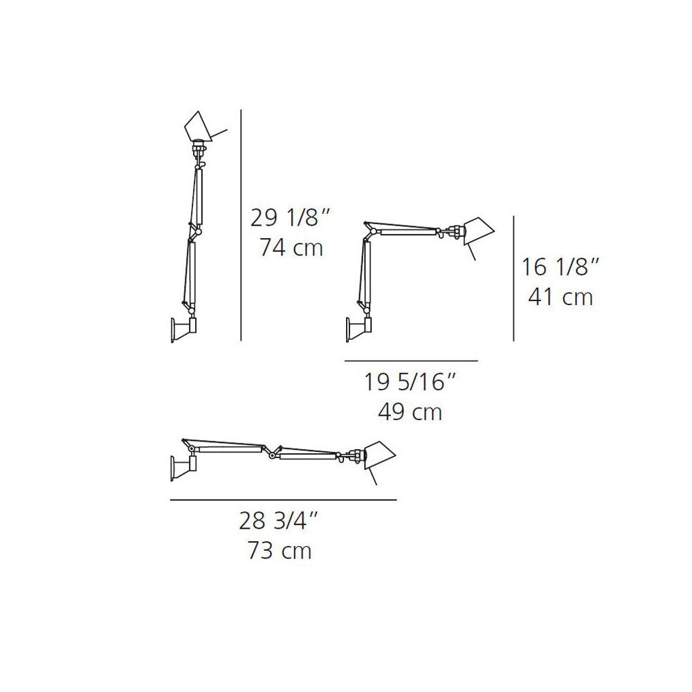 Tolomeo Micro Wall Lamp wall / ceiling lamps Artemide 