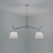 Tolomeo Double Shade Suspension Lamp hanging lamps Artemide 14" Fiber 