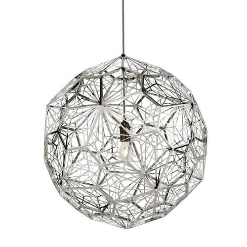 Etch Web Pendant hanging lamps Tom Dixon Stainless Steel 