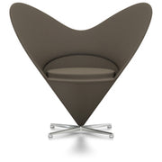 Panton Heart Chair lounge chair Vitra Tonus - Truffle (43) 