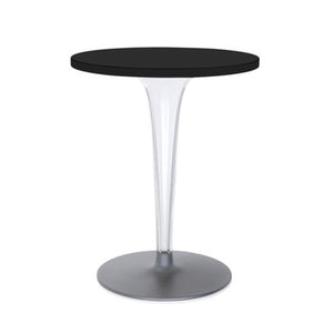 Top Top Side Table Dining Tables Kartell Glossy Black Round Top, Leg & Base 