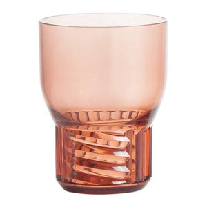 Trama Wine Glass Water Glass Kartell Transparent Pinkish 