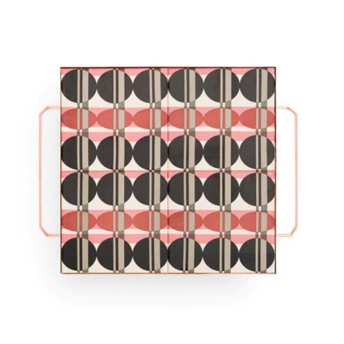 Gan Mix&amp;Match Square Tray 40x40 Pink Tray Gan 