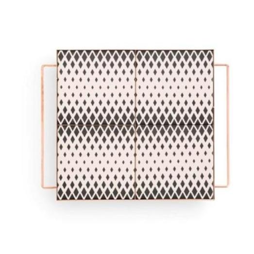 Mix&amp;Match Square Tray 30x30 Black&amp;White Tray Gan 