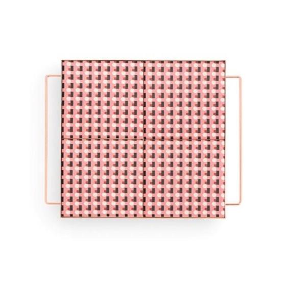 Gan Mix&amp;Match Square Tray 30x30 Pink Tray Gan 