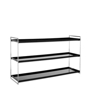 Trays - 3 Shelf Bookcase storage Kartell Large Black 