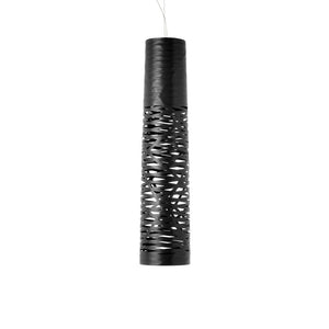 Tress Suspension Lamp suspension lamps Foscarini Tress Medium Black 