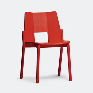 Tronco Chair Chairs Mattiazzi Red Ash Without upholstery 