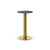 Tube High Table Dining Tables Tom Dixon Brass Base/Pebble Marble Small: 600 MM 