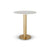 Tube High Table Dining Tables Tom Dixon Brass Base/White Marble Large: 900 MM 