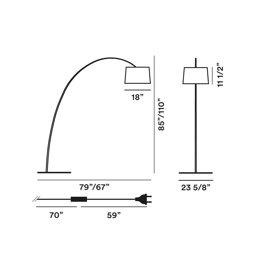 Twiggy Floor Lamp Floor Lamps Foscarini 