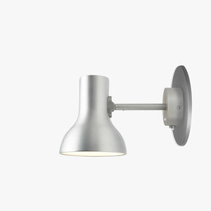 Type 75 Mini Metallic Wall Light Wall Sconce Anglepoise Silver Luster 