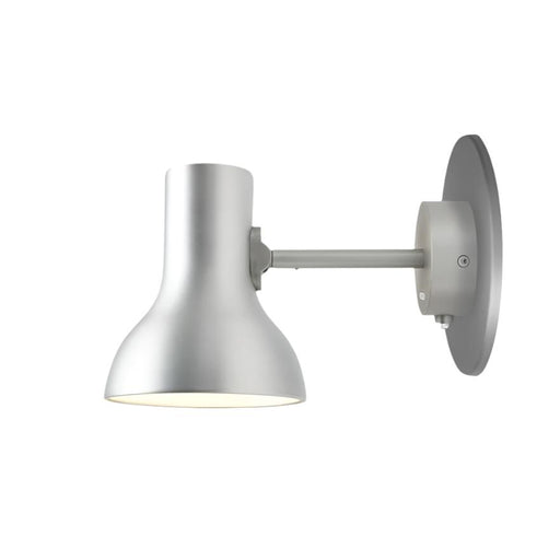 Type 75 Mini Metallic Wall Light Wall Sconce Anglepoise Silver Luster 