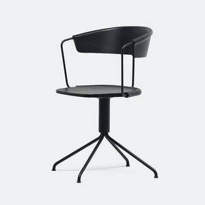 Uncino Chair Chairs Mattiazzi Version A Black Ash/Blk Frame 