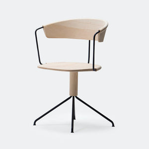 Uncino Chair Chairs Mattiazzi Version A Natural Ash/Blk Frame 