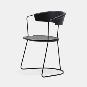 Uncino Chair Chairs Mattiazzi Version C Black Ash/Blk Frame 