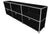 USM Haller Credenza - 6 compartments 1.3 storage USM Graphite Black 