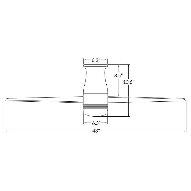 Velo Flush DC Ceiling Fan Ceiling Fans Modern Fan Co 