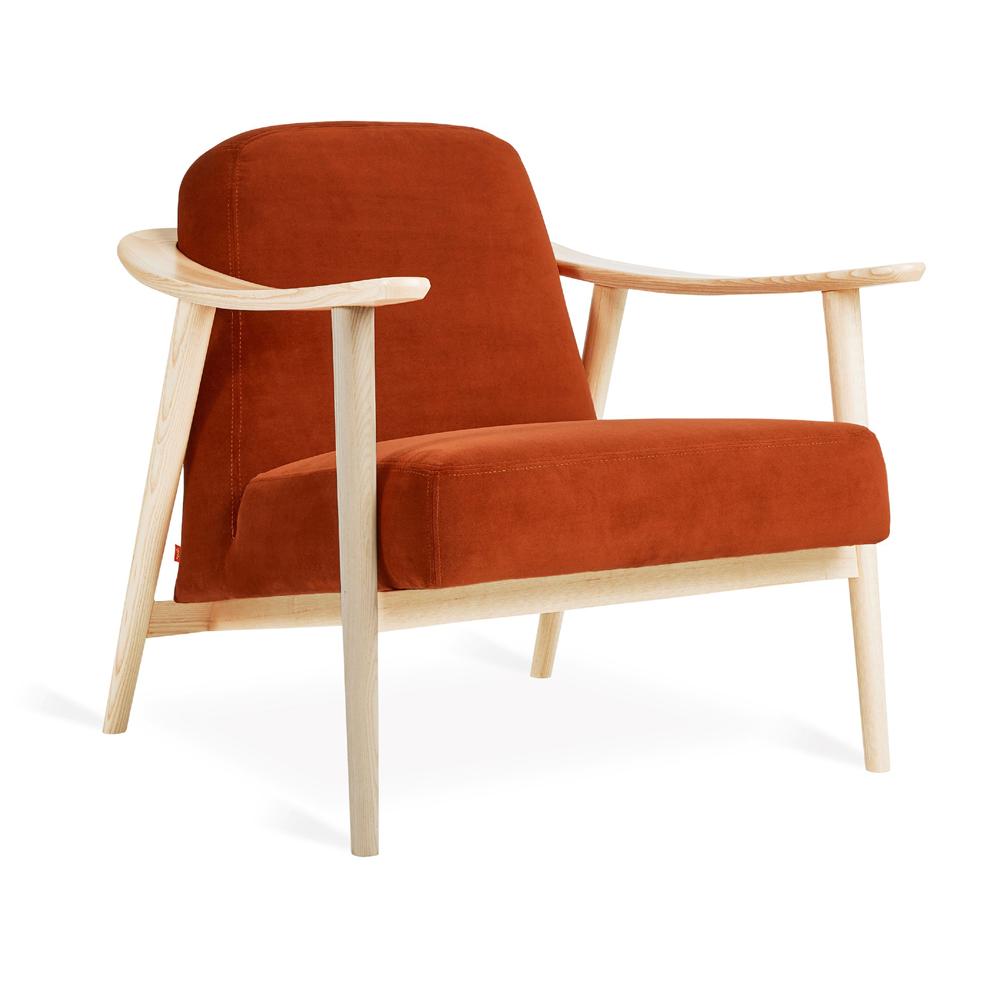 Baltic Chair Chair Gus Modern Velvet Russet Ash Natural 