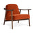 Baltic Chair Chair Gus Modern Velvet Russet Walnut 