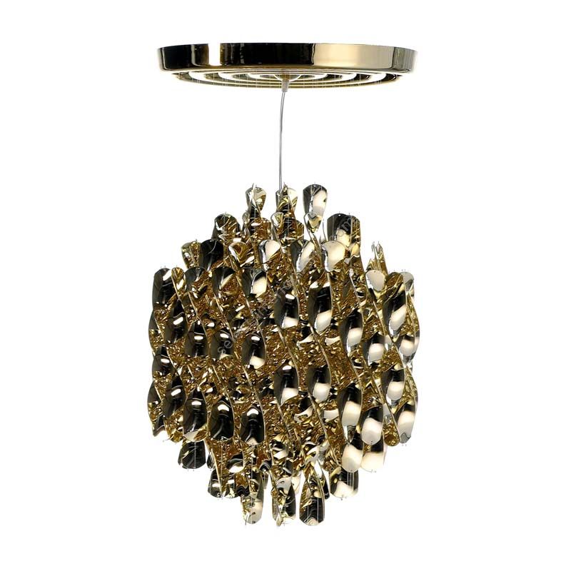 Panton Spiral sp1 Hanging Lamp hanging lamps VerPan Gold 