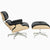 Eames Lounge Chair & Ottoman in White Ash