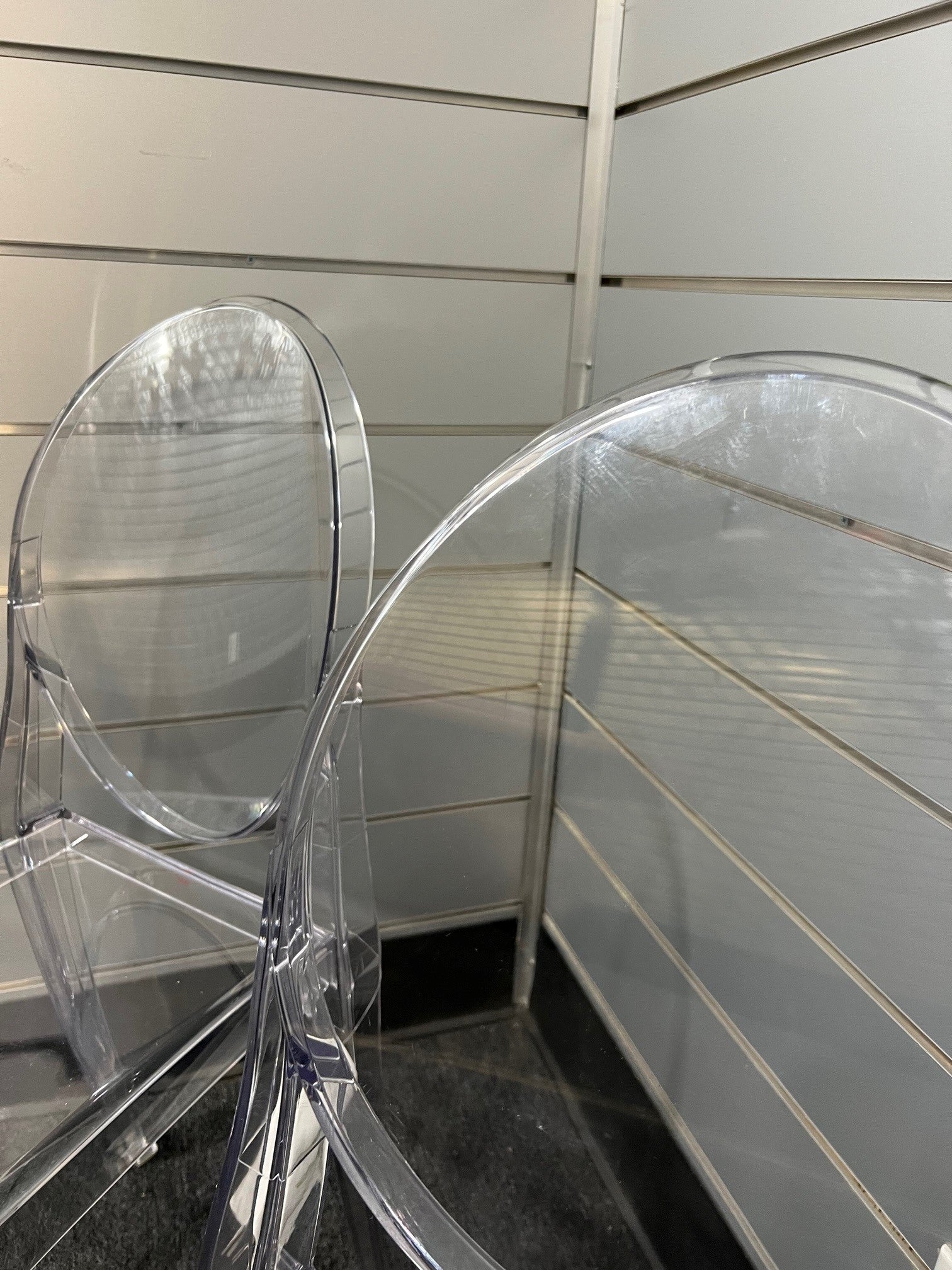 Victoria Ghost Chair-- Crystal-- ***Floor Sample*** set of 2 Side/Dining Kartell 