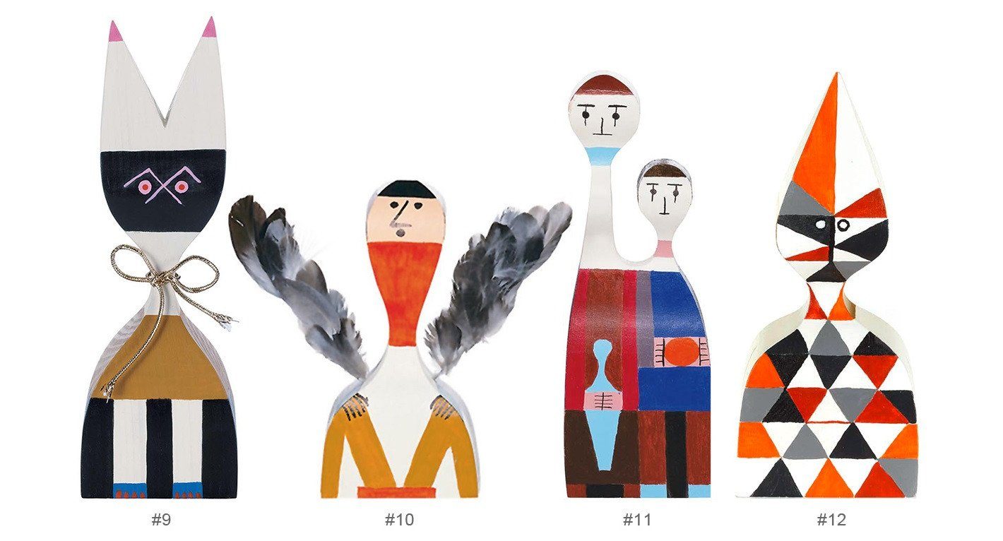 Wooden Dolls By Alexander Girard Art Vitra Doll # 9 