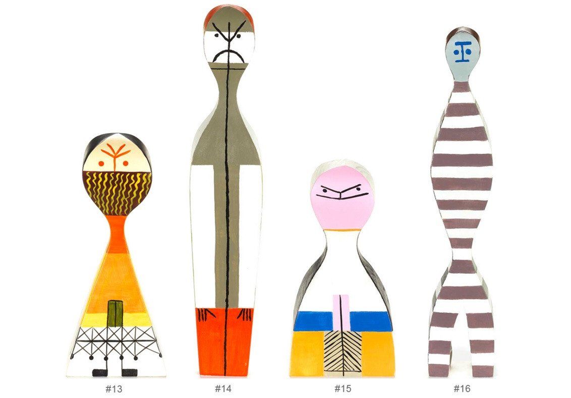 Wooden Dolls By Alexander Girard Art Vitra Doll # 14 