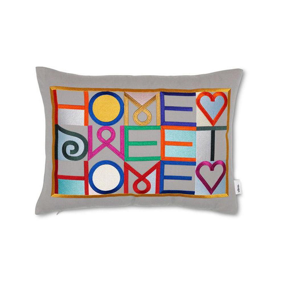 Embroidered Pillow Pillows Vitra Home Sweet Home 