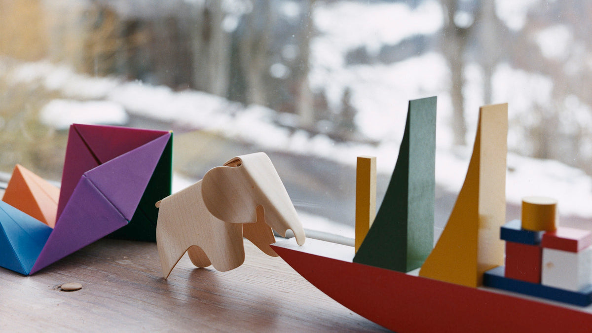 Miniature Eames Plywood Elephant by Vitra Art Vitra 