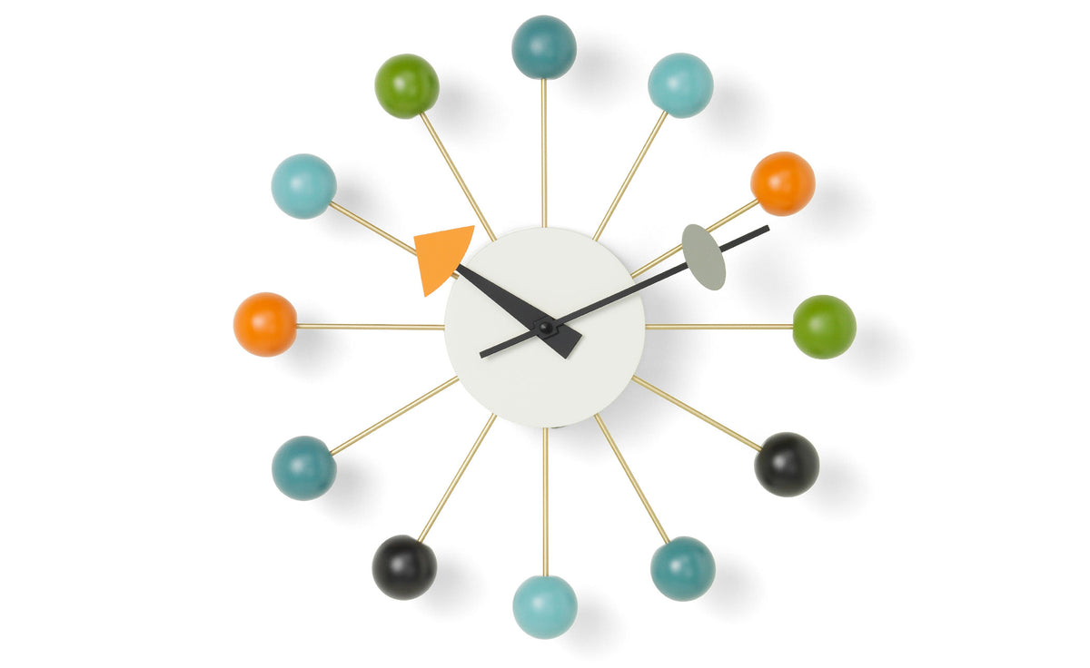 Nelson Ball Clock Multi-Colored Clocks Vitra 