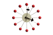 Nelson Ball Clock - Red Clocks Vitra 