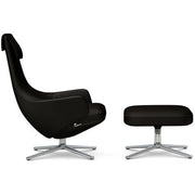 Repos Lounge Chair & Ottoman lounge chair Vitra Polished 16.1-Inch Cosy Contrast - Velvet Brown - 04