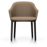 Softshell Chair - Four-Leg Base Side/Dining Vitra Chocolate Glides For Carpet Plano_Coffee-80