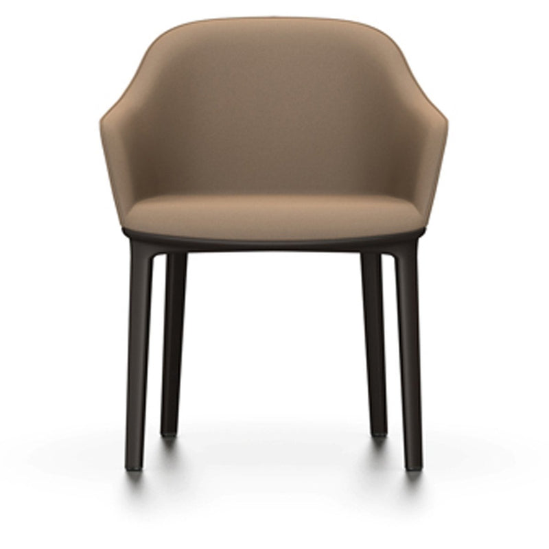 Softshell Chair - Four-Leg Base Side/Dining Vitra Chocolate Glides For Carpet Plano_Coffee-80
