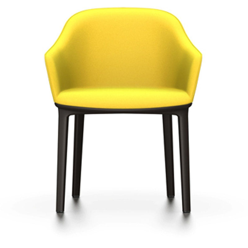 Softshell Chair - Four-Leg Base Side/Dining Vitra Chocolate Glides For Carpet Plano_Yellow/Mustrard-85