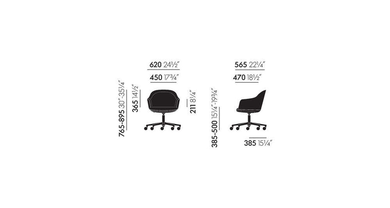 Softshell Chair - Task Chair task chair Vitra 
