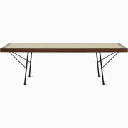 Nelson Cane Bench Benches herman miller 48 Inch Walnut +$400.00 Black