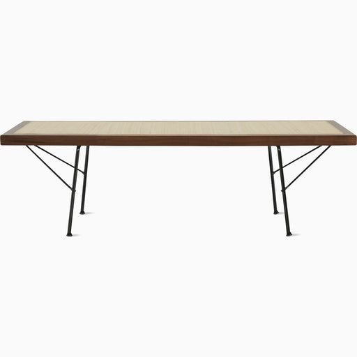 Nelson Cane Bench Benches herman miller 48 Inch Walnut +$400.00 Black