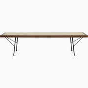 Nelson Cane Bench Benches herman miller 60 Inch Walnut +$400.00 Black