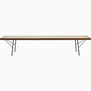 Nelson Cane Bench Benches herman miller 72 Inch Walnut +$400.00 Black