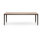 Plate Rectangular Table Coffee Tables Vitra 44.5"L x 28" W - Walnut top - chocolate base 