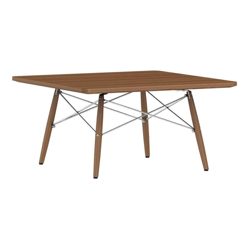 Eames Square Dowel Leg Coffee Table Coffee Tables herman miller Walnut Walnut +$30.00 Chrome +$15.00