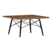 Eames Square Dowel Leg Coffee Table Coffee Tables herman miller Walnut Ebony +$30.00 Chrome +$15.00