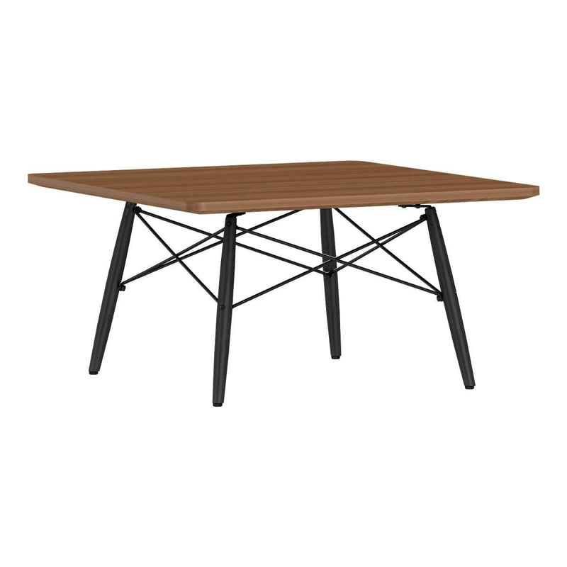 Eames Square Dowel Leg Coffee Table Coffee Tables herman miller Walnut Ebony +$30.00 Chrome +$15.00